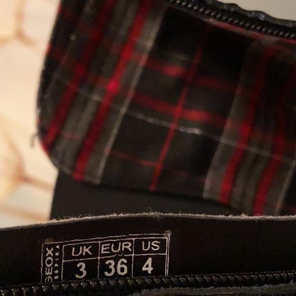 GEOX Tall Patten Leather Boots - US size 4 - Picture 8 of 8